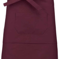 Средно дълга деним престилка MID APRON с три джоба и регулируеми връзки