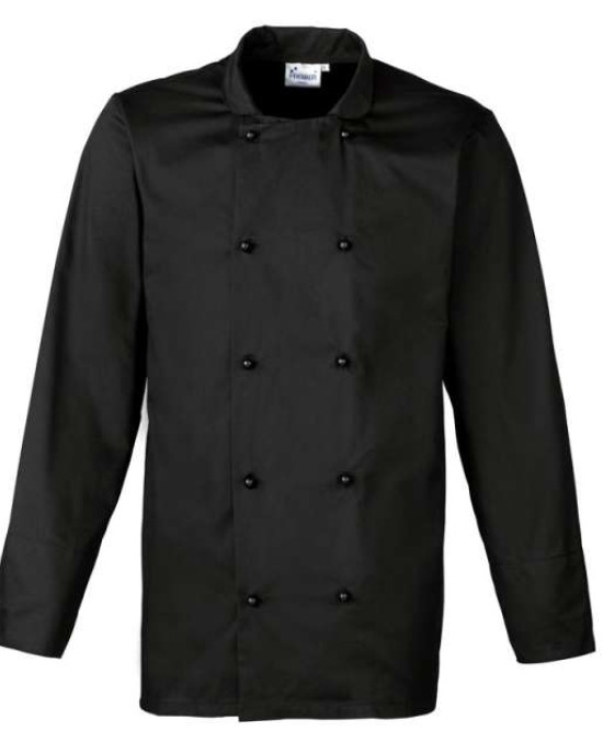 Средно дълга деним престилка POLY APRON с три джоба и регулируеми връзки