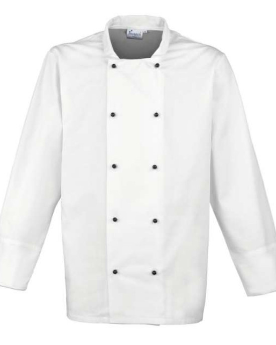 Средно дълга деним престилка POLY APRON с три джоба и регулируеми връзки