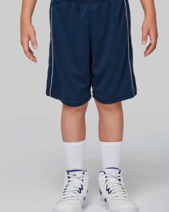 Спортни детски шорти с контрастен кант|Къси Панталони