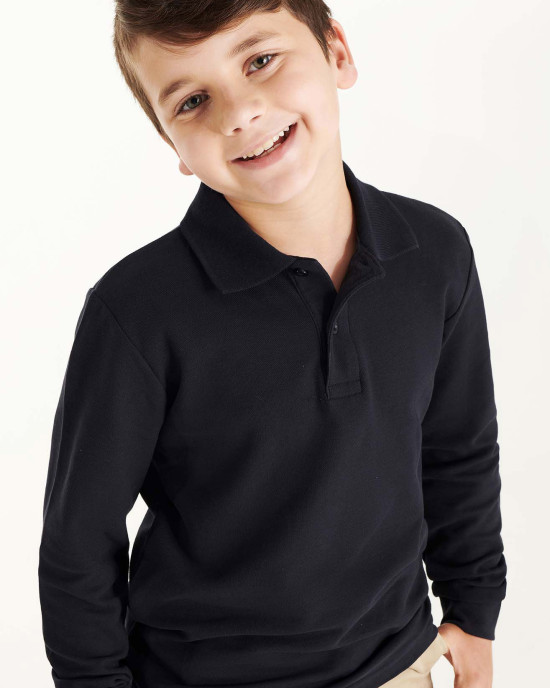 Детски тип лакоста с дълъг ръкав ESTRELLA