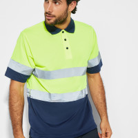 Светлоотразителна тениска с яка HI-Viz Polaris Светлоотразителна тениска с яка HI-Viz Polaris
