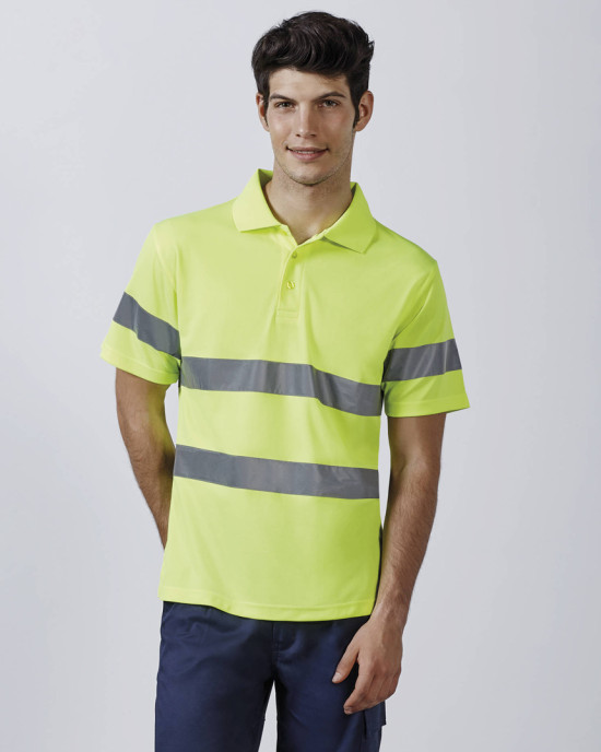 Светлоотразителна тениска с яка HI-Viz Polaris