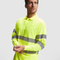 Светлоотразителна тениска с яка HI-Viz Polaris L/S