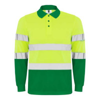 Светлоотразителна тениска с яка HI-Viz Polaris L/S