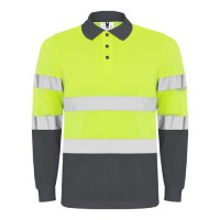 Светлоотразителна тениска с яка HI-Viz Polaris L/S