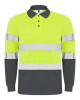 Светлоотразителна тениска с яка HI-Viz Polaris L/S