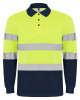 Светлоотразителна тениска с яка HI-Viz Polaris L/S
