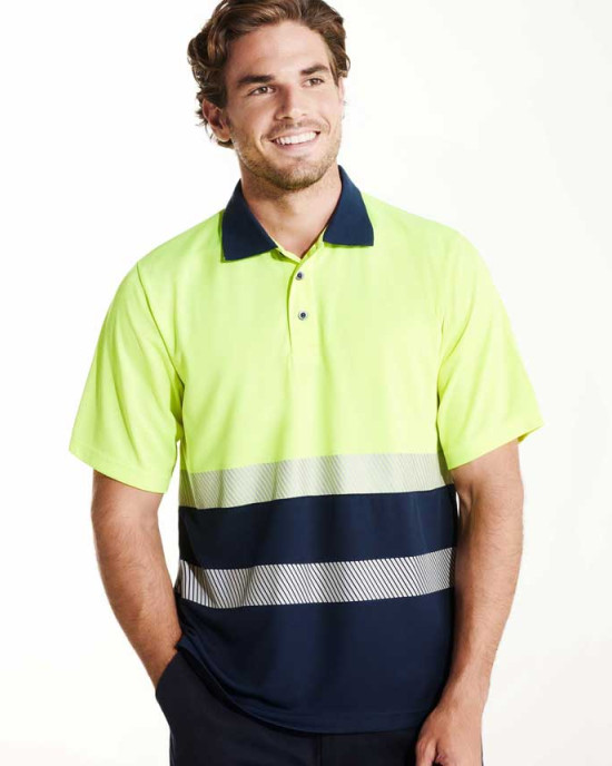 Светлоотразителна тениска с яка HI-Viz VEGA