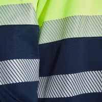 Светлоотразителна тениска с яка HI-Viz VEGA L/S