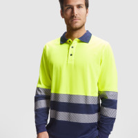 Светлоотразителна тениска с яка HI-Viz ATRIO L/S Светлоотразителна тениска с яка HI-Viz ATRIO L/S