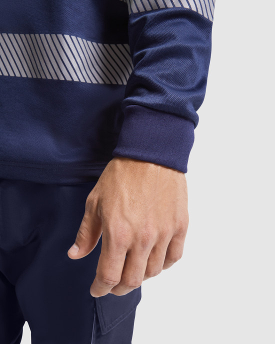 Светлоотразителна тениска с яка HI-Viz ATRIO L/S