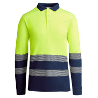 Светлоотразителна тениска с яка HI-Viz ATRIO L/S Светлоотразителна тениска с яка HI-Viz ATRIO L/S