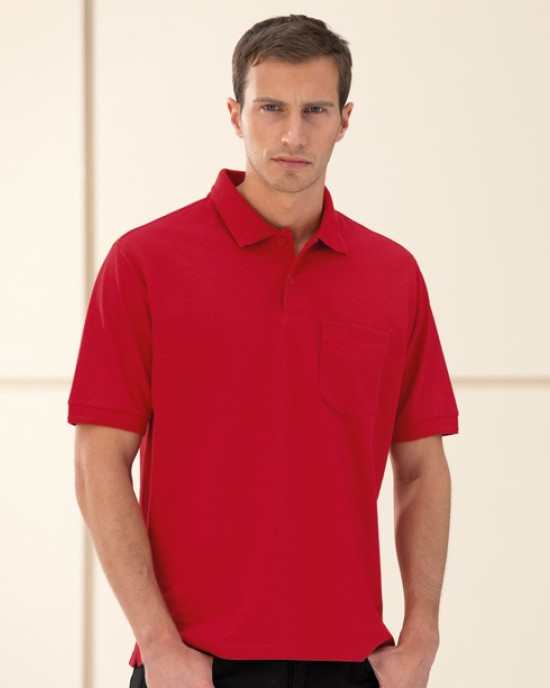 Работна риза пике POCKET