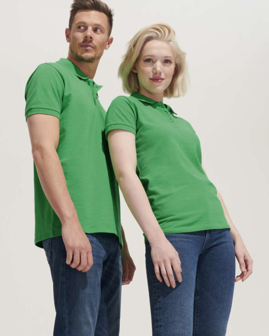 Мъжка памучна тениска тип лакоста SOL'S PERFECT, класическа кройка.