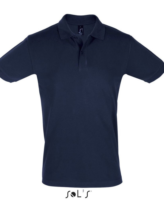 Мъжка памучна тениска тип лакоста SOL'S PERFECT, класическа кройка.