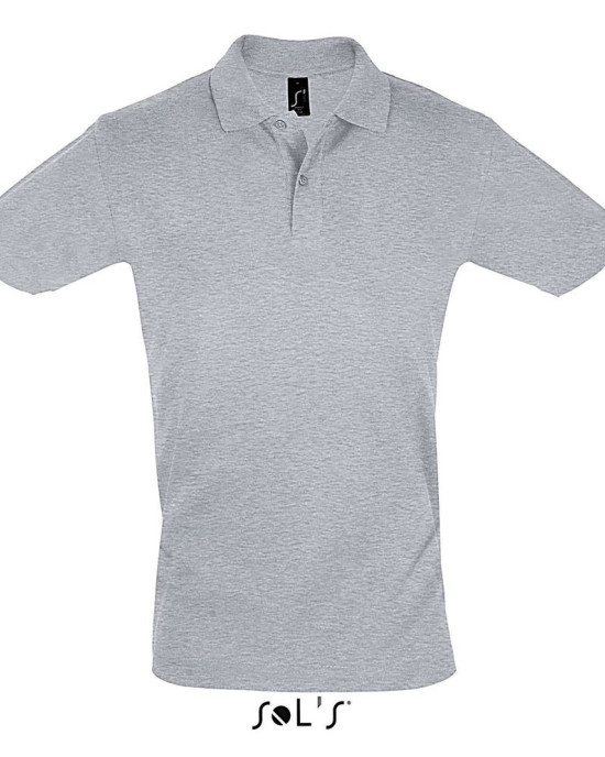 Мъжка памучна тениска тип лакоста SOL'S PERFECT, класическа кройка.