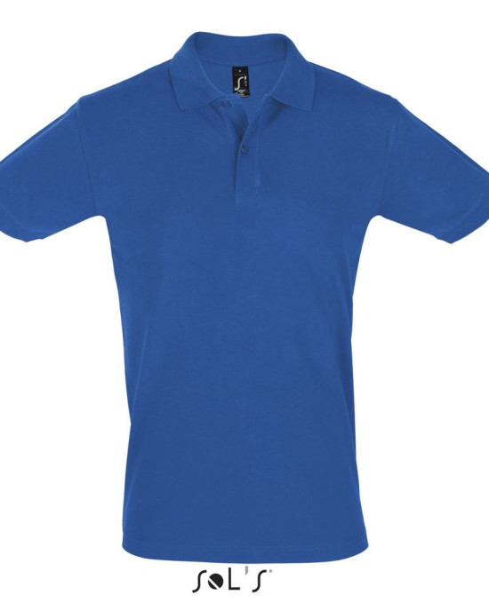 Мъжка памучна тениска тип лакоста SOL'S PERFECT, класическа кройка.