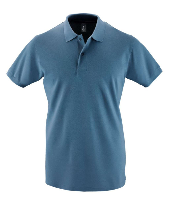 Мъжка памучна тениска тип лакоста SOL'S PERFECT, класическа кройка.