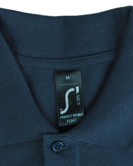 Вталена дамска тениска тип лакоста SOL'S PERFECT 100% памук пике.