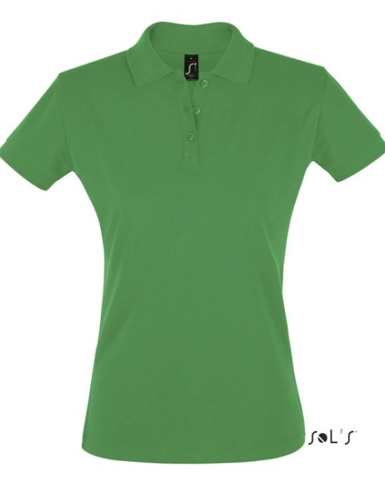 Вталена дамска тениска тип лакоста SOL'S PERFECT 100% памук пике.