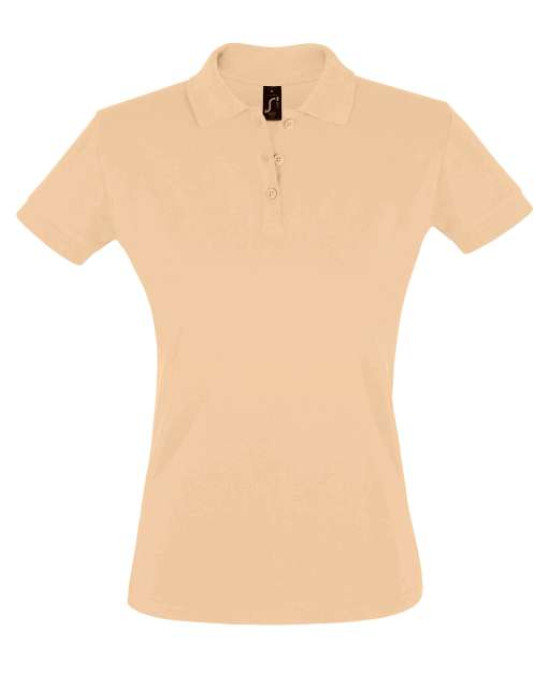 Вталена дамска тениска тип лакоста SOL'S PERFECT 100% памук пике.