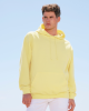 Унисекс памучен суичър с качулка и преден джоб в [цвят], плътност 280 g/m2