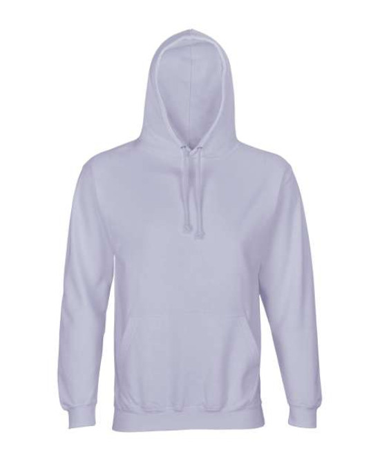 Унисекс памучен суичър с качулка и преден джоб в [цвят], плътност 280 g/m2